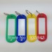 Key Rings / Plastic Key Rings, Assorted color, 6x2.1cm, 100pcsx1pack